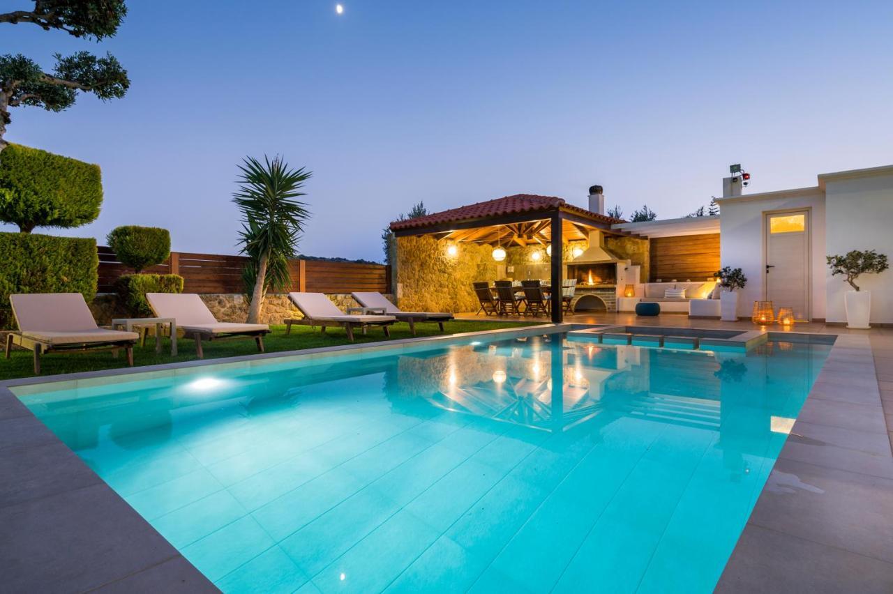 Villa Georgia Heated Pool & Jet-Tub Kolymbari Exterior photo