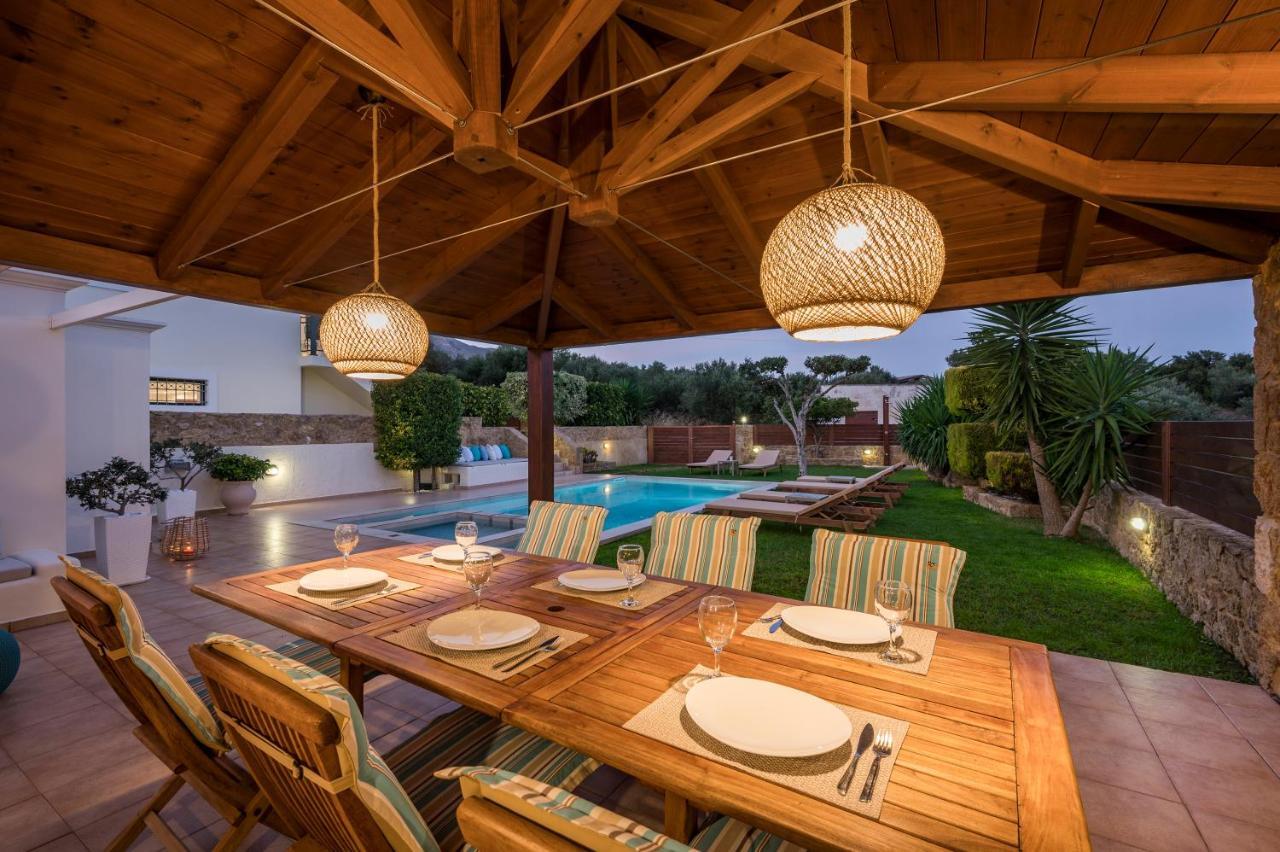 Villa Georgia Heated Pool & Jet-Tub Kolymbari Exterior photo